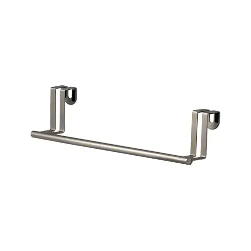 Towel Bar, Fits Over Cabinet/Drawer, Brushed Nickel, 11-In. Towel Bar, Fits Over Cabinet/Drawer, Brushed Nickel, 11-In.