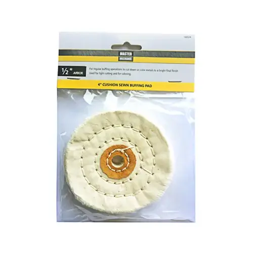 Cushion Sewn Buffing Pad, 4-In. Cushion Sewn Buffing Pad, 4-In.