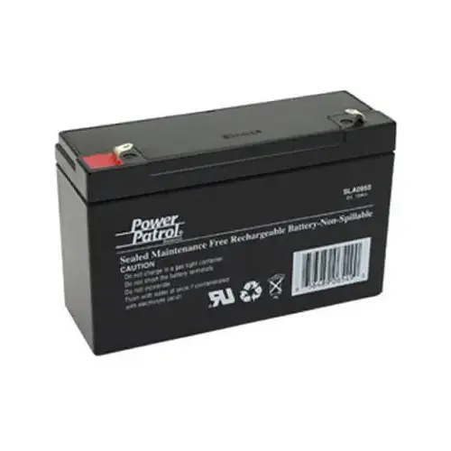 Power Patrol 6V 10A Rechargeable Security System Battery