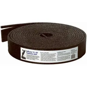 Reflectix EXPO4050 Foam Expansion Joint, Black, 4-In. x 50-Ft., .5-In. Thick
