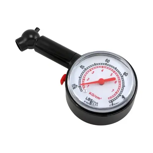 Dial Tire Gauge, 55 PSI