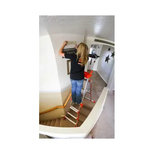 Little Giant Ladder Systems 8 ft. Aluminum Select Step Multi-Position Ladder with 300 lbs. Load Capacity Type IA Duty Rating