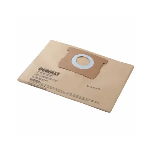 Dust Bags for 6-10 Gallon Wet/Dry Vacs   pack of 3