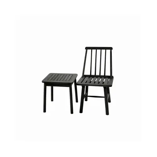 Windsor 18 In. Black Hardwood End Table Windsor 18 In. Black Hardwood End Table