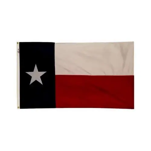 Texas State Flag, Nylon, 3 x 5-Ft.