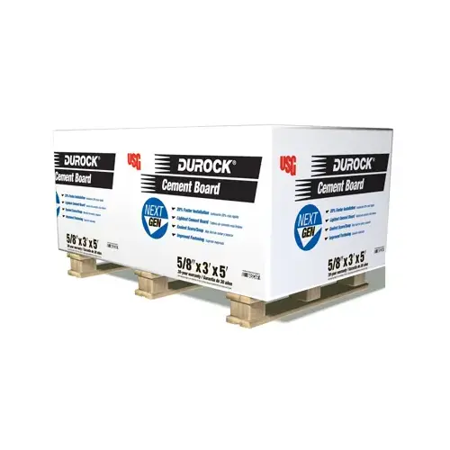 Next Generation, Cement Board, 5/8 x 5 In. x 3 Ft. Next Generation, Cement Board, 5/8 x 5 In. x 3 Ft.