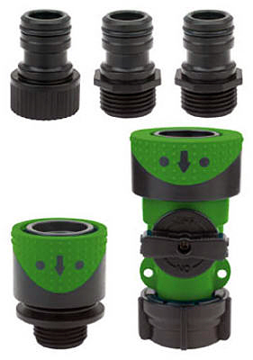 LAWN & GARDEN LLC IMP 2939QFGT Full-Flow Quick-Connector Hose End/Faucet Set