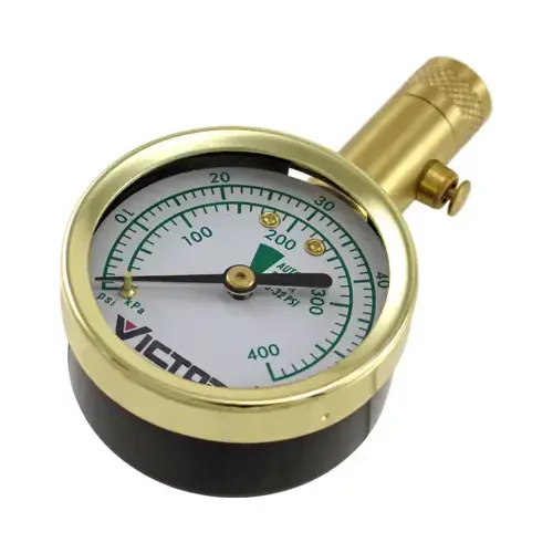 Dial Tire Gauge, 60 PSI