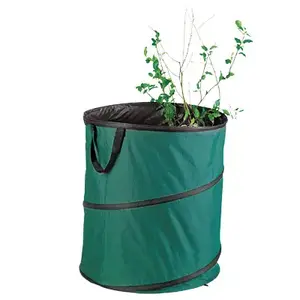 SHANGHAI WORTH INT CO., LTD. 6072 Pop-Up Yard / Lawn Refuse Bag Container, 60 Gallons