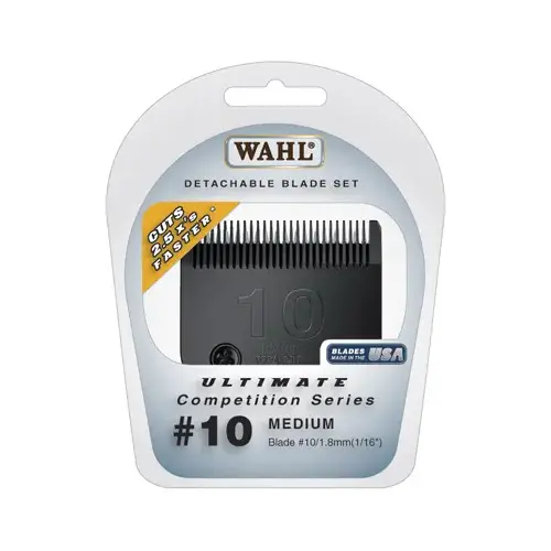 Horse Clipper Blade Set, Ultimate #10 Medium