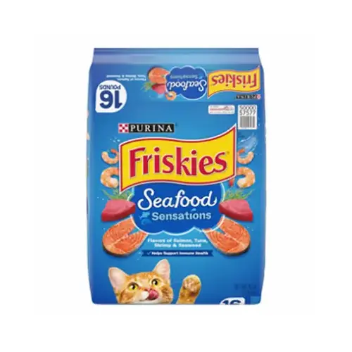 Dry Cat Food, Seafood Sensations, 16 Lb. Bag Dry Cat Food, Seafood Sensations, 16 Lb. Bag