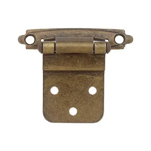 Antique Brass 2 x 3/4-In. Hinges - pair