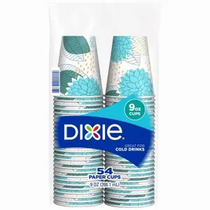 Georgia Pacific Corp. 15675 Cold Drink Cups, Meadow Breeze Design, 9-oz - pack of 54