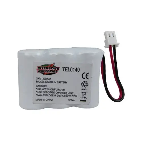 Cordless Telephone Battery, 3.6-Volt, 300Mah Nicd Cordless Telephone Battery, 3.6-Volt, 300Mah Nicd