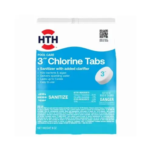 Pool Care Chlorine Tablets Advanced, 3 In., 8 oz. Pool Care Chlorine Tablets Advanced, 3 In., 8 oz.