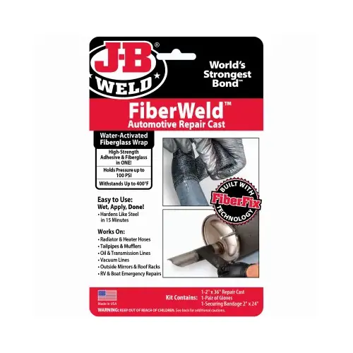 FiberWeld 2 In. W x 36 In. L Automotive Repair Cast Kit FiberWeld 2 In. W x 36 In. L Automotive Repair Cast Kit
