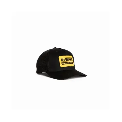 Oakdale Black Patch & Yellow Mesh Trucker Hat Oakdale Black Patch & Yellow Mesh Trucker Hat