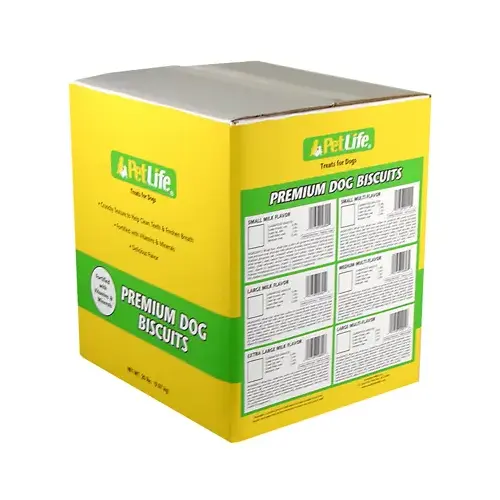 Dog Biscuits, Multi-Flavor, Medium, 20 Lbs.