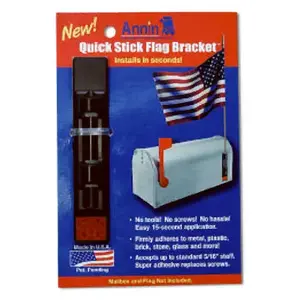ANNIN FLAGMAKERS 1943 Flag Bracket, Adhesive