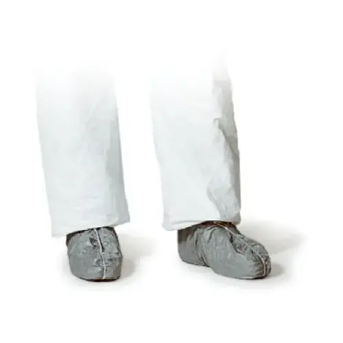 Skid-Resistant Shoe Covers, Gray, One Size - pack of 200