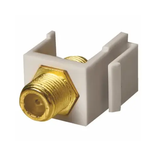 RG6 Wall Plate Cable Connector Jack Insert RG6 Wall Plate Cable Connector Jack Insert