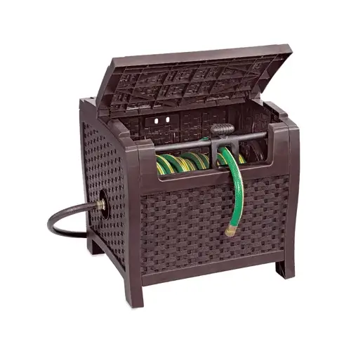 Slidetrak Hose 175 Ft. x 5/8 In. Brown Resin Hideaway Hose Reel