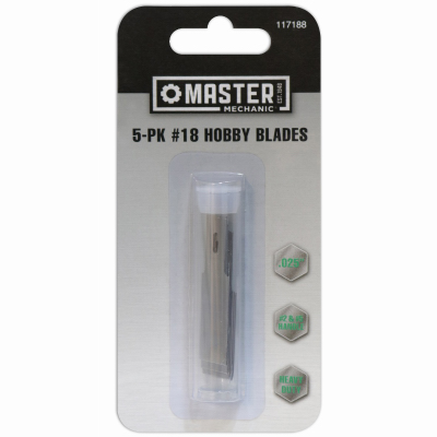 ACCUTEC BLADES INC 84-0763-0000 #18 Hobby Blades - pack of 5