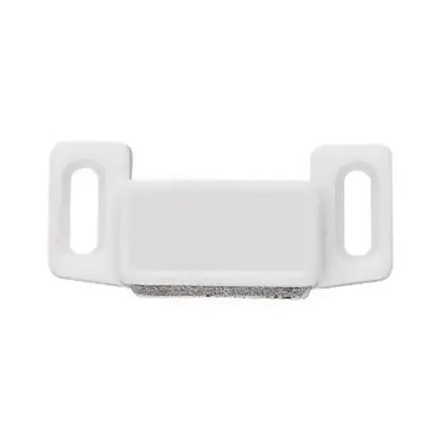 Cabinet Catch With Strike, Magnetic, Whit - 2 per pack x5 packs Cabinet Catch With Strike, Magnetic, Whit - 2 per pack x5 packs