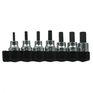 LISLE CORPORATION 13600 SAE Hex Bit 7-Pc. Set