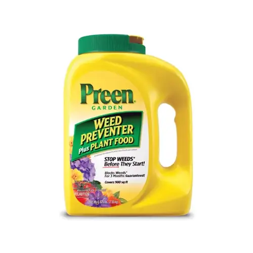 Weed Preventer Plus Plant Food, Granular, 5-5/8 lb Bottle Weed Preventer Plus Plant Food, Granular, 5-5/8 lb Bottle