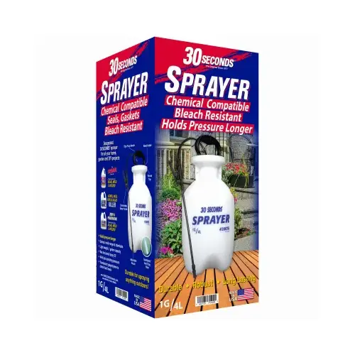 Tank Sprayer, 1 gal Spray Bottle, White