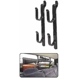 ALLEN COMPANY 18500 Car Gun Rack, Black Metal, 9 to 14-In.