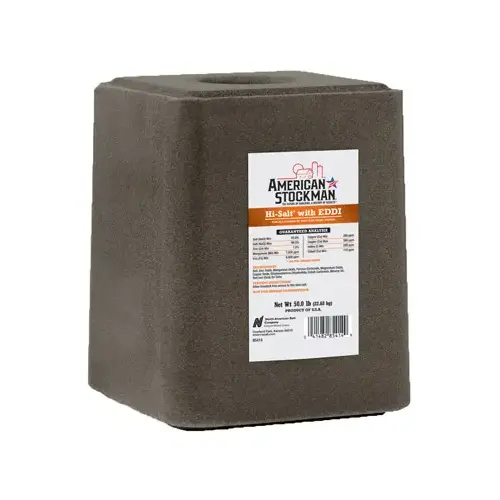 Hi-Salt With Eddi, 50-Lb. Block Hi-Salt With Eddi, 50-Lb. Block