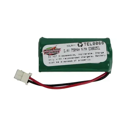 Cordless Telephone Battery, 2.4-Volt, 750Mah Ni-Mh Cordless Telephone Battery, 2.4-Volt, 750Mah Ni-Mh