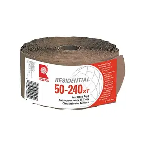 ROBERTS/Q.E.P. CO., INC. 50-240 Heat Bond Seam Tape, 22 yd L, 6 in W, Brown