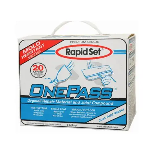 One Pass Drywall Repair Material, 9 Lb.