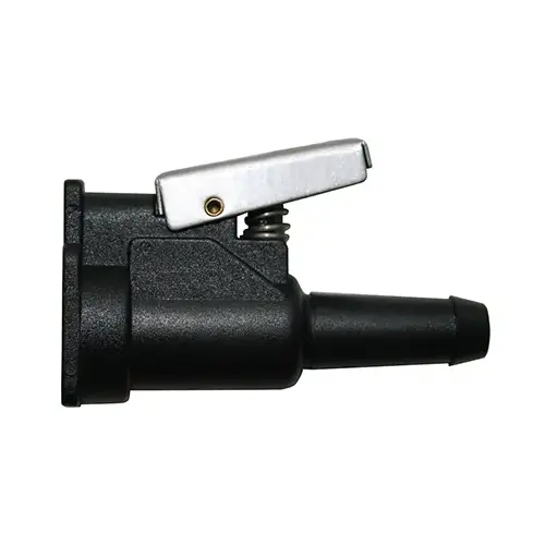 Johnson-Evinrude Female Fuel Line Quick Connector, Resin, 3/8-In. Barb Johnson-Evinrude Female Fuel Line Quick Connector, Resin, 3/8-In. Barb
