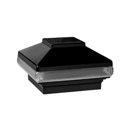 Solar Light Post Cap, Black, 4 x 4 x 4-In. Solar Light Post Cap, Black, 4 x 4 x 4-In.