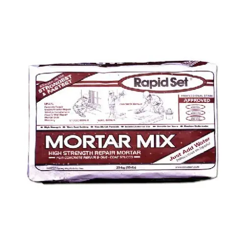 Rapid Set Mortar, Fast-Setting, 55-Lb. Bag