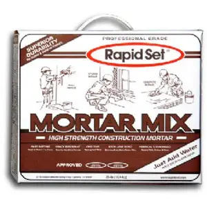 CTS CEMENT MANUF CORP 140012000 Rapid Set Mortar, 25-Lbs.