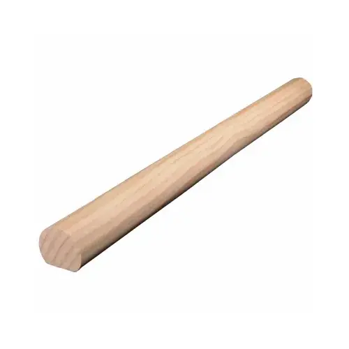 Hand Rail Moulding, 96 in L, 1-1/2 in W, Pine Wood Hand Rail Moulding, 96 in L, 1-1/2 in W, Pine Wood