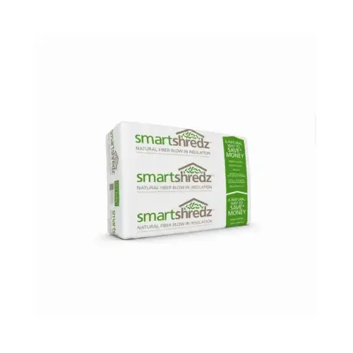 SmartShredz Blow-In Cellulose Insulation, R-19, 33.6 Sq Ft SmartShredz Blow-In Cellulose Insulation, R-19, 33.6 Sq Ft