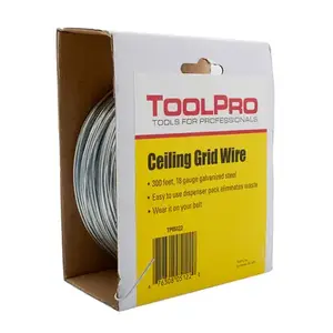 ToolPro TP05122 Ceiling Wire, Galvanized Steel