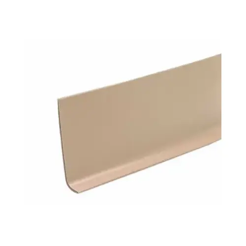 4 x 48-Inch Beige Vinyl Wall Base