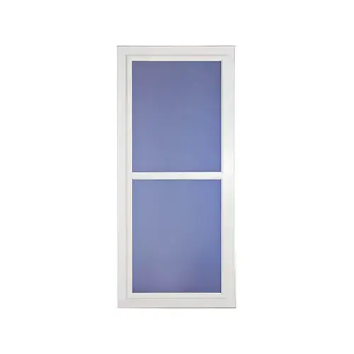 Easy Vent Selection Storm Door, Full-View Glass, White, 32 x 81-In.