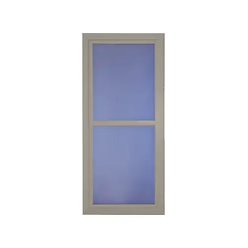 Easy Vent Selection Storm Door, Full-View Glass, Sandstone, 36 x 81-In.