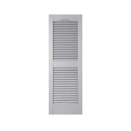 15 x 43-In. Paintable Louvered Shutters, Pair 15 x 43-In. Paintable Louvered Shutters, Pair