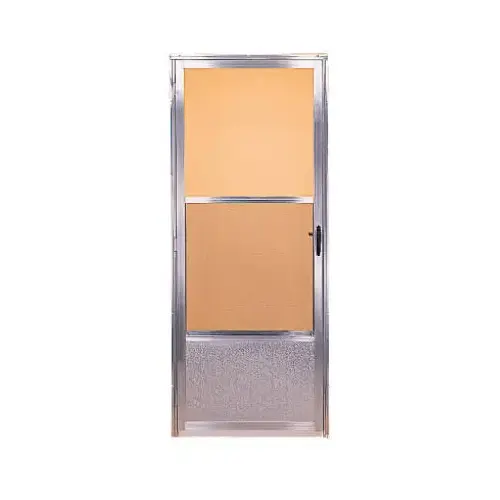 Storm Door, Self-Storing Screen, Mill Finish Aluminum, 32 x 80-Inch Storm Door, Self-Storing Screen, Mill Finish Aluminum, 32 x 80-Inch