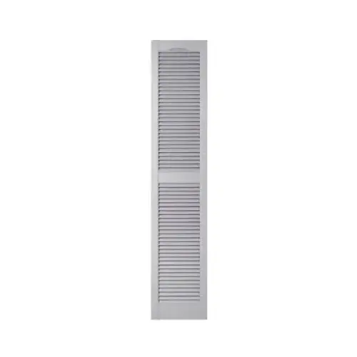 15 x 72-In. Paintable Louvered Shutters, Pair 15 x 72-In. Paintable Louvered Shutters, Pair