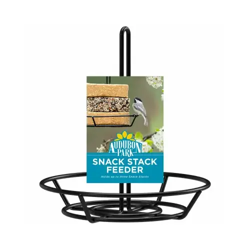 Snack Stack Feeder, 10.6 oz, 4-Port/Perch, Hanging Mounting Powder-Coated Snack Stack Feeder, 10.6 oz, 4-Port/Perch, Hanging Mounting Powder-Coated